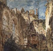 John Constable Cowdray House:The Ruins 14 Septembr 1834 oil painting artist